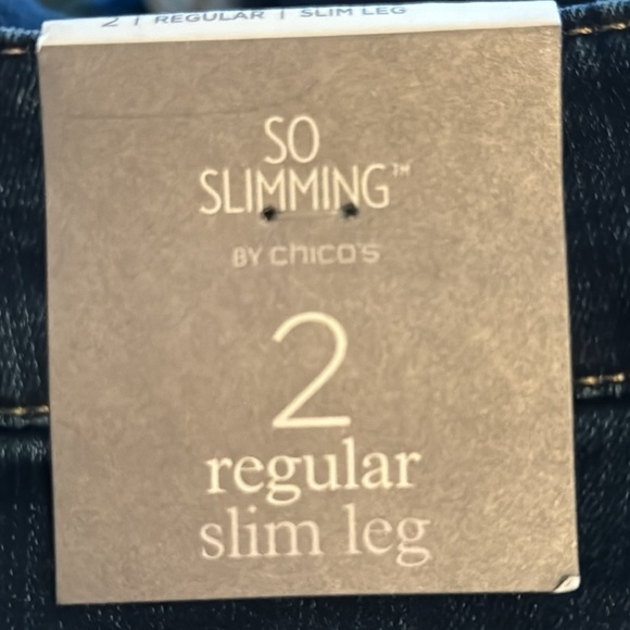 Chico's Dark Blue Women's Jeans - Picture 6 of 8